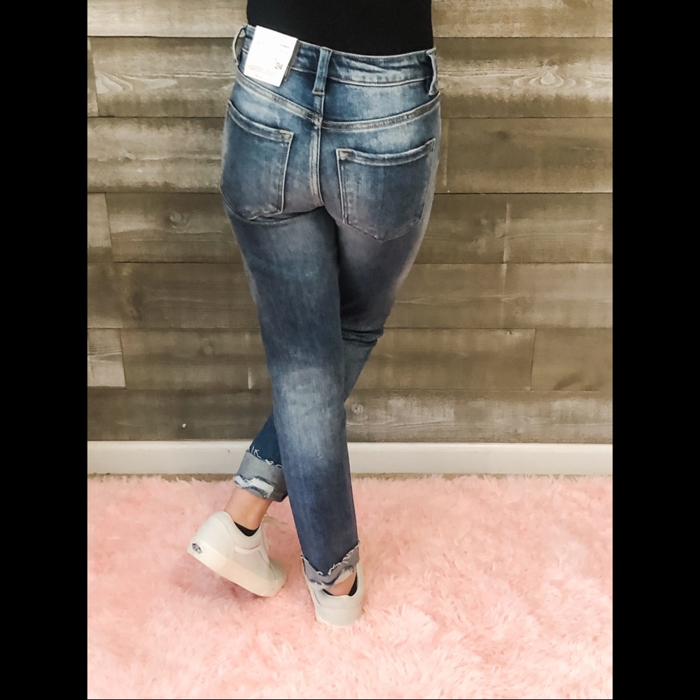 Brand New Kancan cuffed straight leg jean - Picture 10 of 13